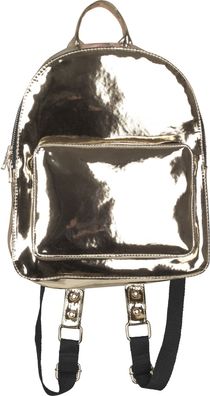 Urban Classics Tasche Midi Metallic Backpack Gold