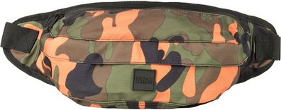 Urban Classics Tasche Camo Shoulder Bag Orange Camouflage