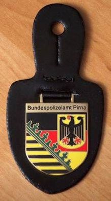 Polizei Verbandsabzeichen / Dienststellenabzeichen / Bundespolizeiamt Pirna