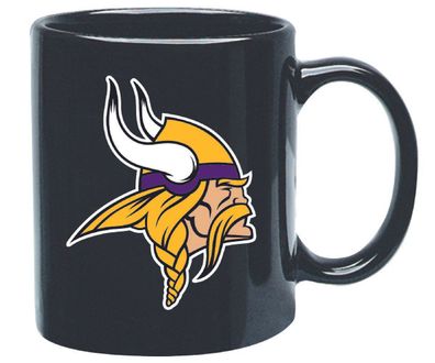 Minnesota Vikings Becher Glossy Mug American Football Black