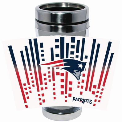 New England Patriots Stainless Steel Tumbler American Football NFL Blue