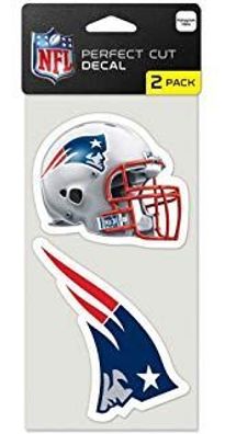 New England Patriots 2er-Set Aufkleber American Football