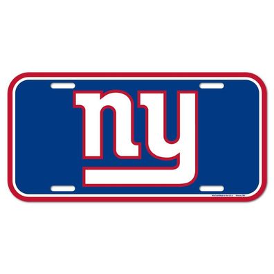 New York Giants Nummernschild American Football
