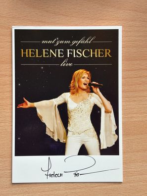 Helene Fischer Autogrammkarte original signiert #S588
