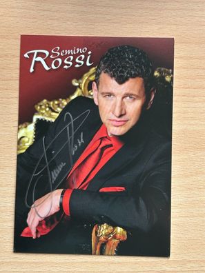 Semino Rossi Autogrammkarte original signiert #S558