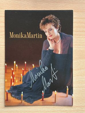 Monika Martin Autogrammkarte original signiert #S560