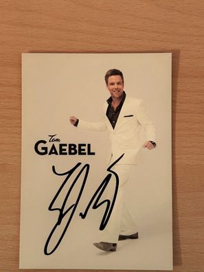 Tom Gaebel Autogrammkarte original signiert #S772