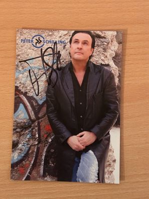 Peter Schilling Autogrammkarte original signiert #S768