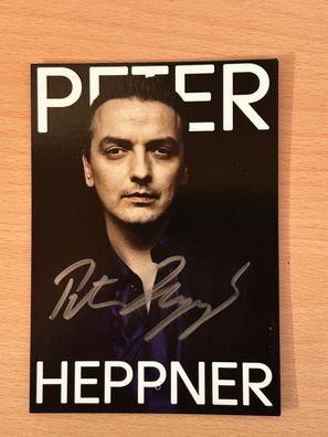 Peter Heppner Autogrammkarte original signiert #S814