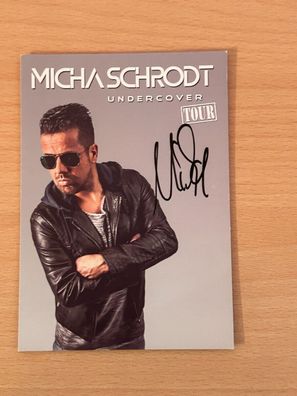 Micha Schrodt Autogrammkarte original signiert #S762