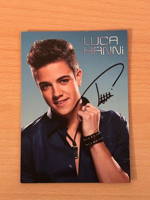 Luca Hänni Autogrammkarte original signiert #S800