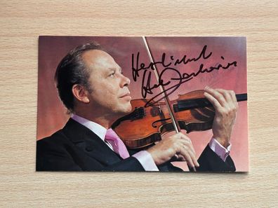 Helmut Zacharias Autogrammkarte original signiert #S717