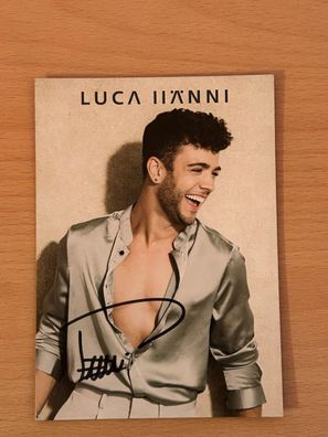 Luca Hänni Autogrammkarte original signiert #S727