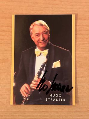 Hugo Strasser Autogrammkarte original signiert #S763