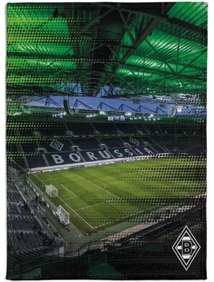 Borussia Mönchengladbach Flanellfleecedecke Stadion Fußball Grün