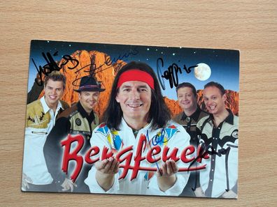 Bergfeuer Autogrammkarte original signiert #S652