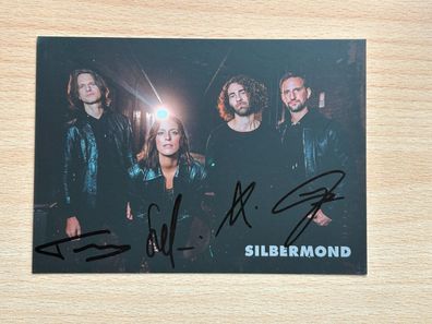 Silbermond Autogrammkarte original signiert #S668