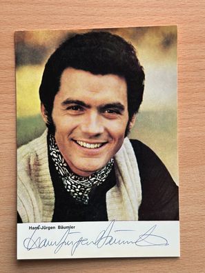 Hans-Jürgen Bäumler Autogrammkarte original signiert #S691