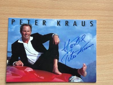 Peter Kraus Autogrammkarte original signiert #S636