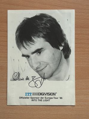 Chris de Burgh Autogrammkarte original signiert #S699
