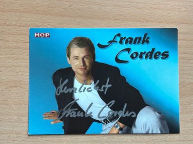 Frank Cordes Autogrammkarte original signiert #S653