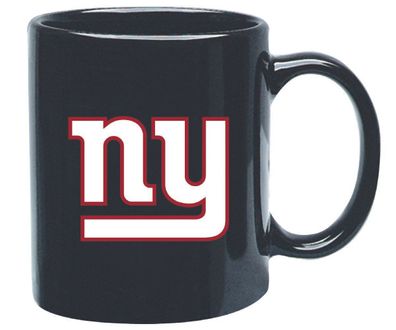 New York Giants Becher Glossy Mug American Football Black