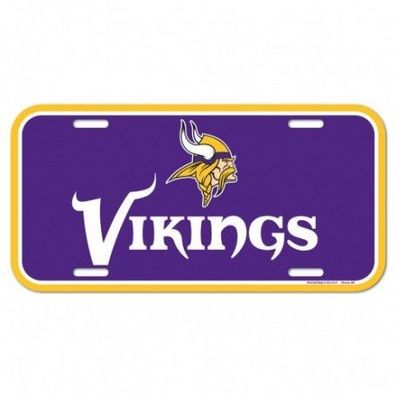 Minnesota Vikings Nummernschild American Football