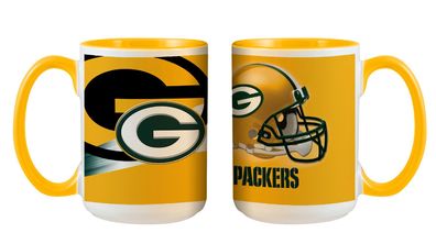 Green Bay Packers Becher 3D Inner Color Mug American Football Gelb