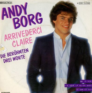 7" Andy Borg - Arrivederci Claire