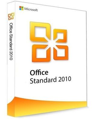 Microsoft Office 2010 Standard - Vollversion 32/64 Bit - Produktschlüssel - Download