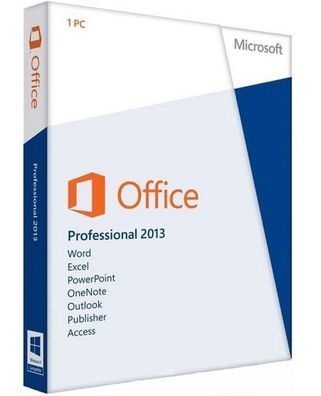 Microsoft Microsoft Office 2013 Professional Plus - Vollversion - Produktschlüssl