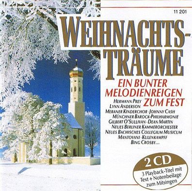 2 CD: Weihnachtsträume - Ein bunter Melodienreigen zum Fest (1993) Delta 11201