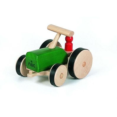 NIC Creamobil Trak grün Traktor Holz Holzfahrzeug 1824