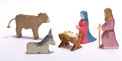 Ostheimer Heilige Familie II Holzfiguren Krippenfiguren 4040 Weihnachten 6 Teile