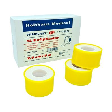 Holthaus Ypsiplast® Heftpflaster, starr 2,5 cm x 5 m | Packung (1 Stück)