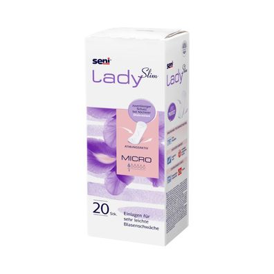 Seni Lady Slim Micro Einlage - 20 Stück | Packung (20 Stück)