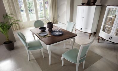 Luxus Designer Esstisch Holz Tisch Ausziehbar 140/330cm Wohn Esszimmer Möbel Neu