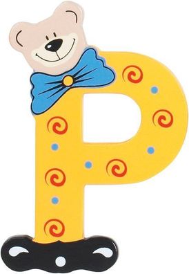 Playshoes Kinder Holz-Buchstaben P