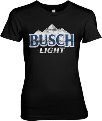 Busch Light Beer Girly Tee Damen T-Shirt Black