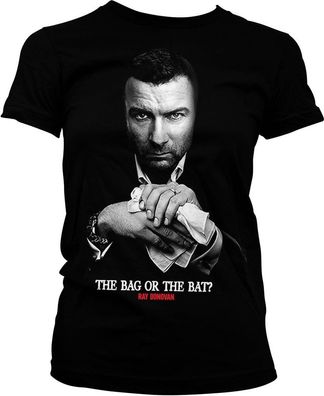 Ray Donovan The Bag Or The Bat Girly Tee Damen T-Shirt Black