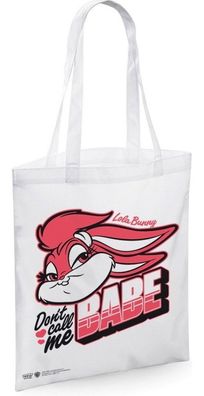 Looney Tunes Lola Bunny Don't Call Me Babe Tote Bag Tasche White