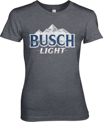 Busch Light Beer Girly Tee Damen T-Shirt Dark-Heather