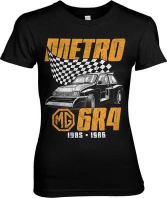 The MG Metro 6R4 Girly Tee Damen T-Shirt Black