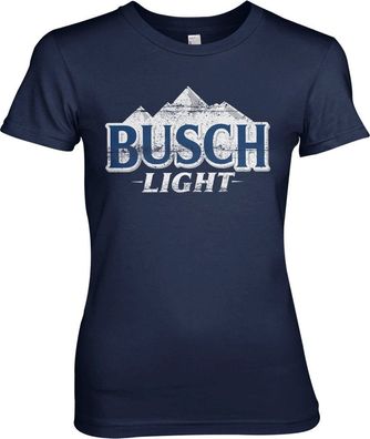 Busch Light Beer Girly Tee Damen T-Shirt Navy