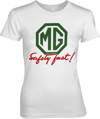 The MG Safely Fast Girly Tee Damen T-Shirt White
