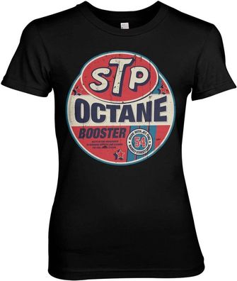 STP Octane Booster Girly Tee Damen T-Shirt Black