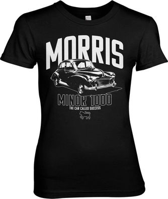 Morris Minor 1000 Girly Tee Damen T-Shirt Black