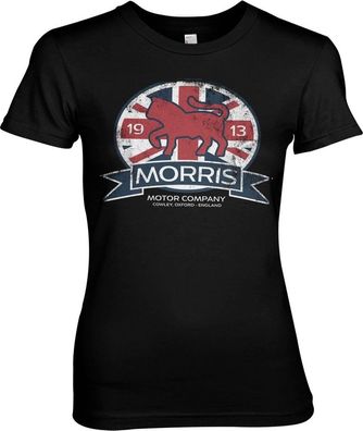 Morris Motor Co. England Girly Tee Damen T-Shirt Black