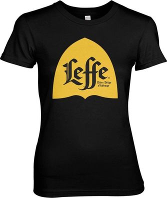 Leffe Alcove Logo Girly Tee Damen T-Shirt Black