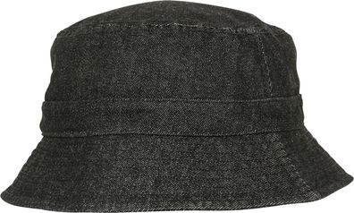 Flexfit Cap Denim Bucket Hat Black/ Grey